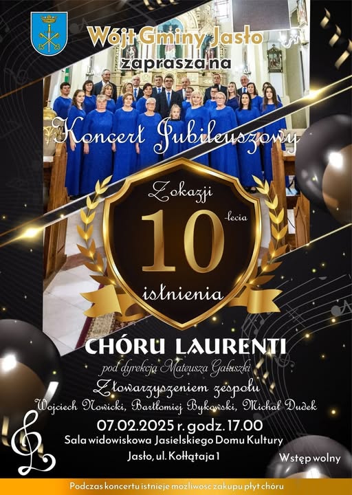 Koncert Jubileuszowy Chóru Laurenti