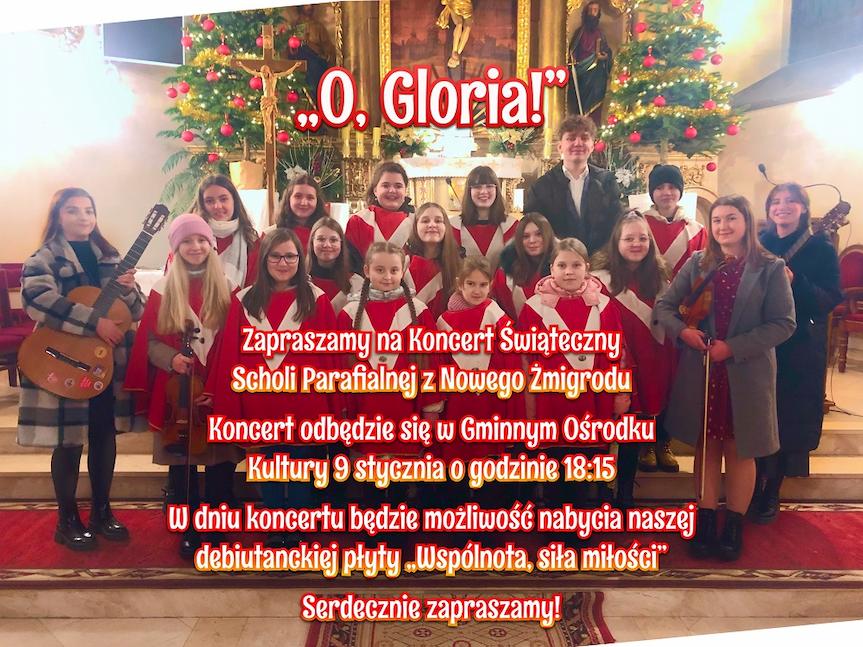 Koncert kolęd "O Gloria" w Nowym Żmigrodzie
