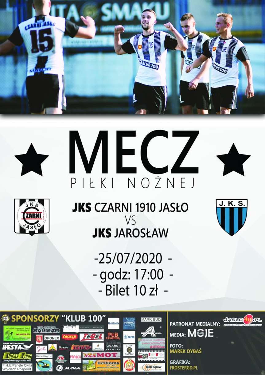 Mecz IV ligi podkarpackiej Czarni 1910 Jasło - JKS Jarosław