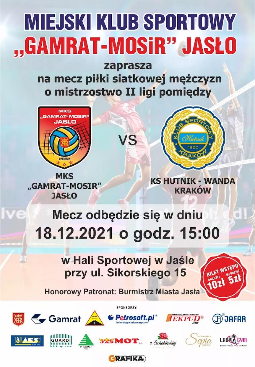 MKS Gamrat-MOSiR Jasło -  KS Hutnik -Wanda Kraków