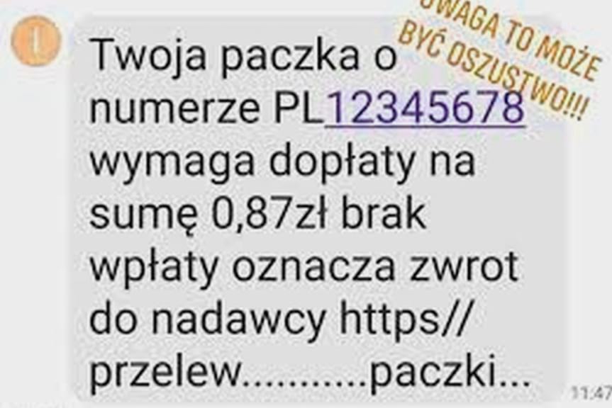 fałszywe sms-y