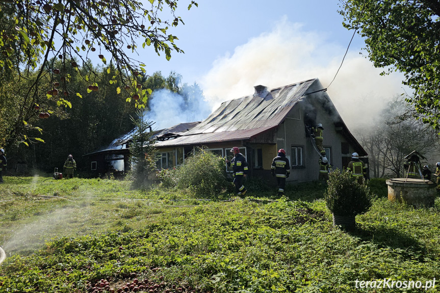 Kopytowa. Pożar budynku