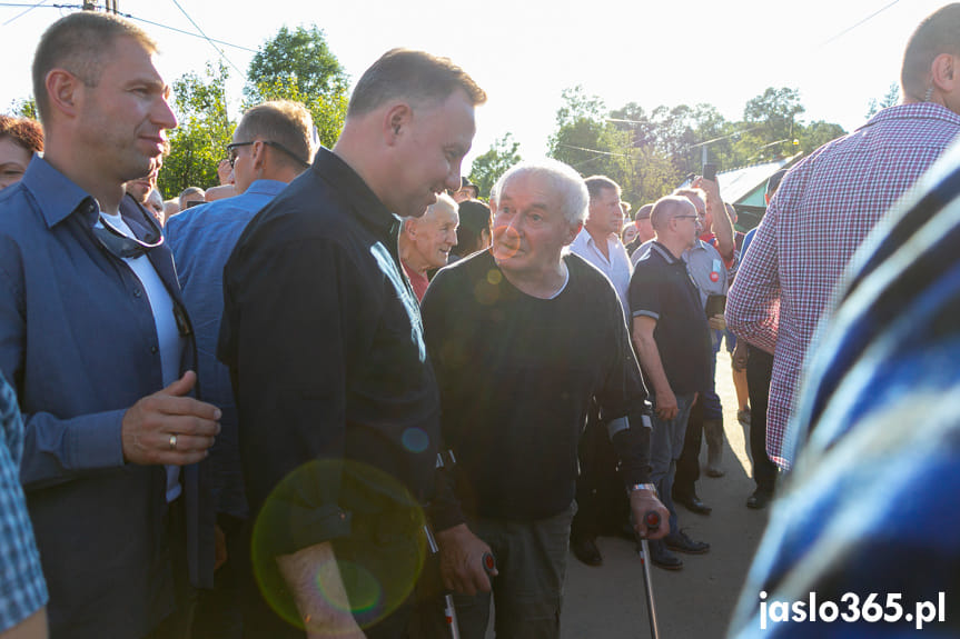 Andrzej Duda w Trzcinicy