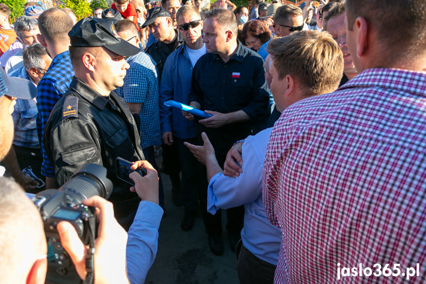 Andrzej Duda w Trzcinicy