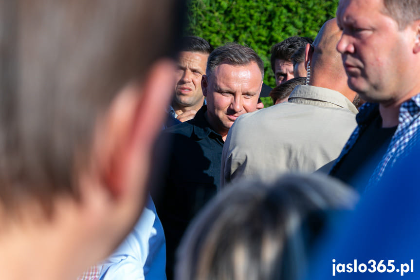 Andrzej Duda w Trzcinicy