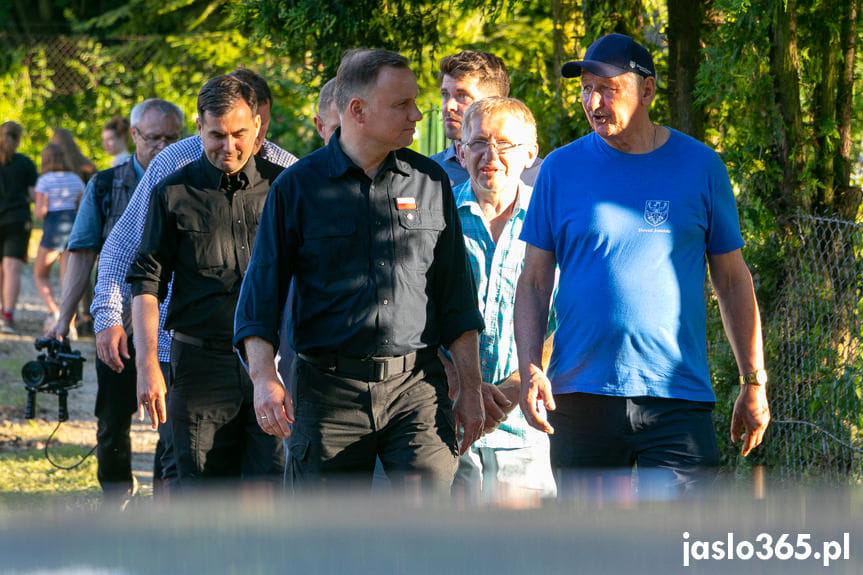 Andrzej Duda w Trzcinicy