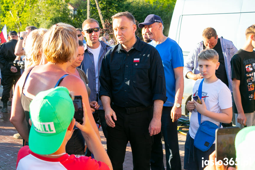 Andrzej Duda w Trzcinicy