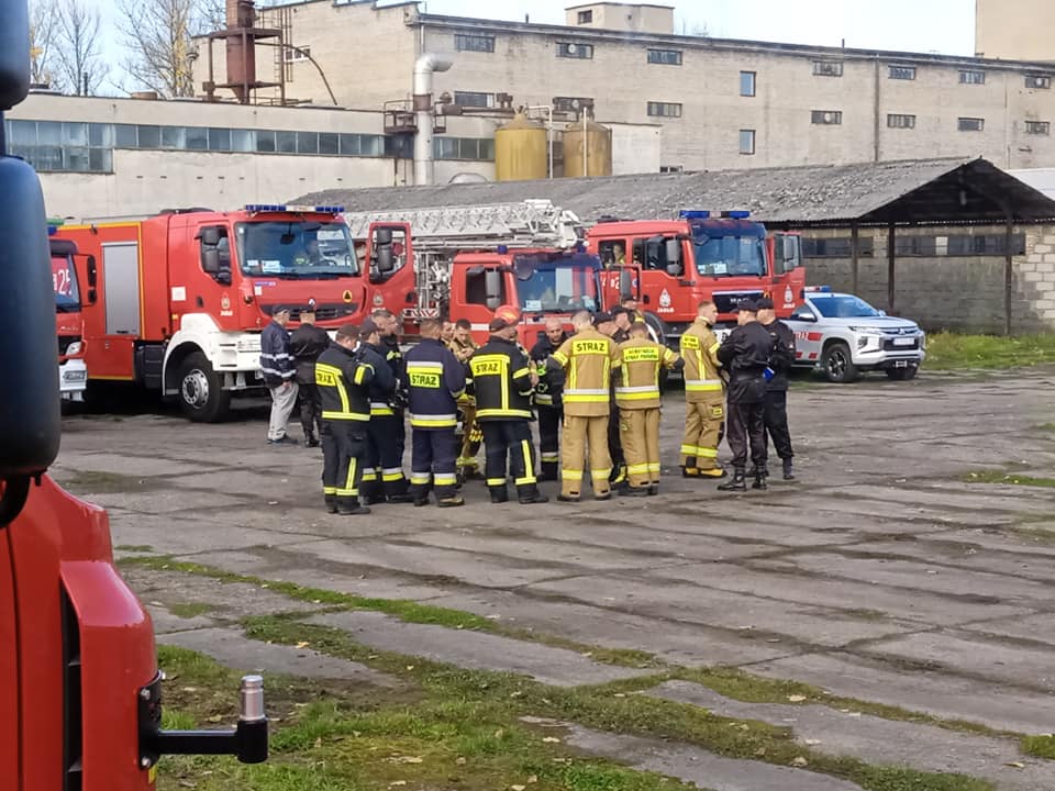 Ćwiczenia jednostek OSP oraz PSP z Jasła i powiatu jasielskiego