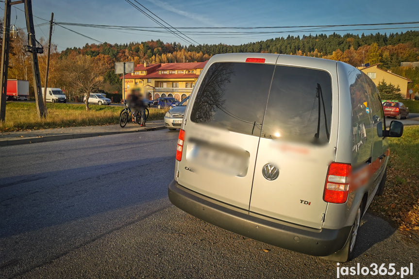 Kolizja na skrzyżowaniu w Jaśle