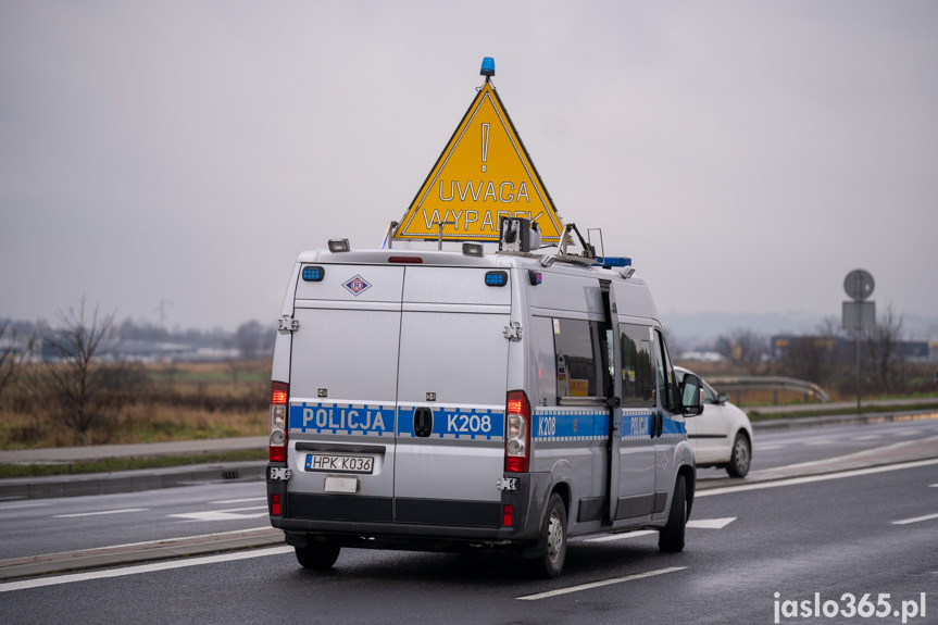 Kolizja w Jaśle na Bieszczadzkiej