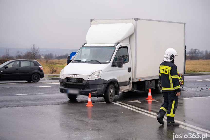 Kolizja w Jaśle na Bieszczadzkiej