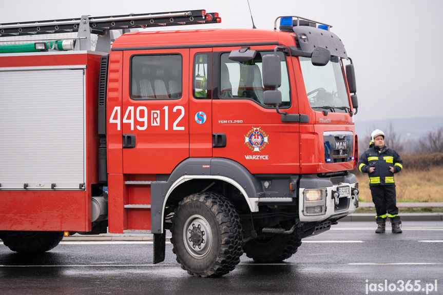 Kolizja w Jaśle na Bieszczadzkiej