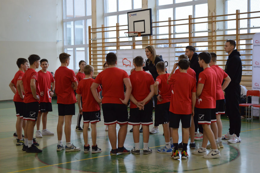 Koszykarski trening z reprezentantką Polski