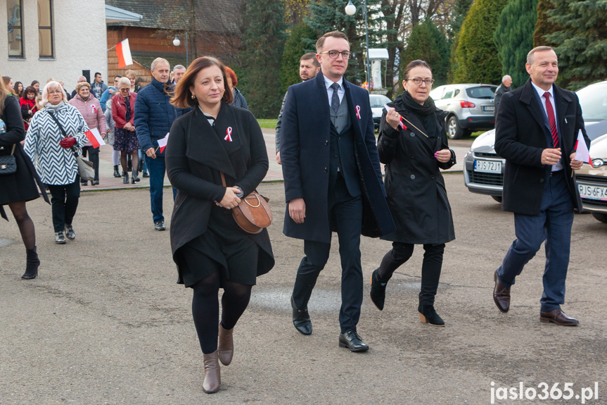 Marsz Niepodległościowy w Osieku Jasielskim