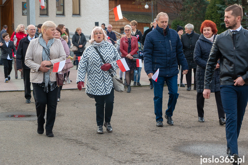 Marsz Niepodległościowy w Osieku Jasielskim