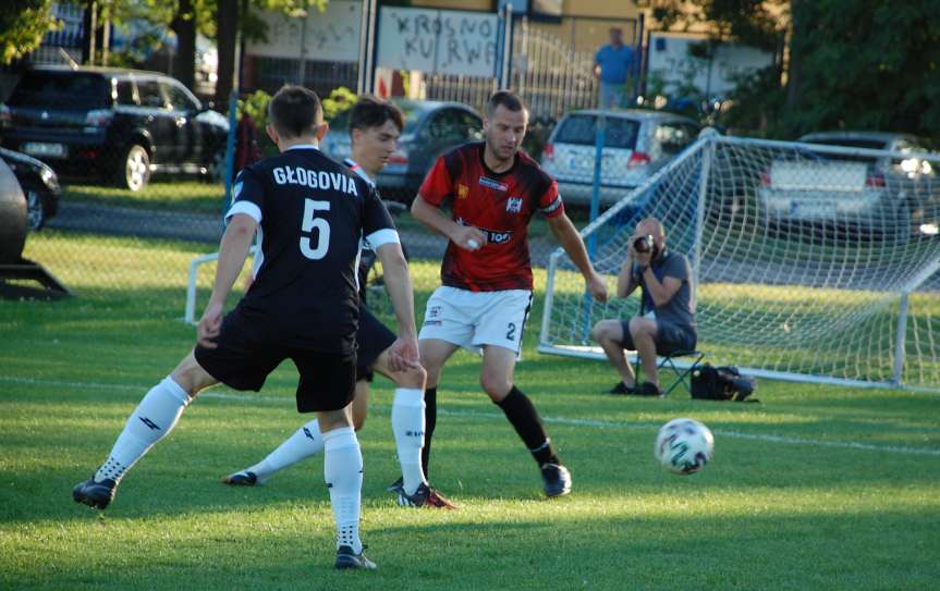 Mecz IV ligi podkarpackiej Czarni 1910 Jasło - Głogovia Głogów Małopolski 3-0