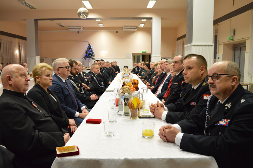 Noworoczne posiedzenie w Niepli strażaków z gminy Jasło