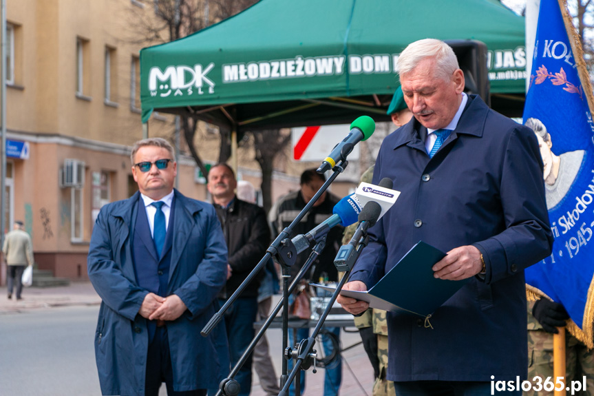 Odchody 82. rocznicy Zbrodni Katyńskiej i 12. rocznicy Katastrofy Smoleńskiej w Jaśle