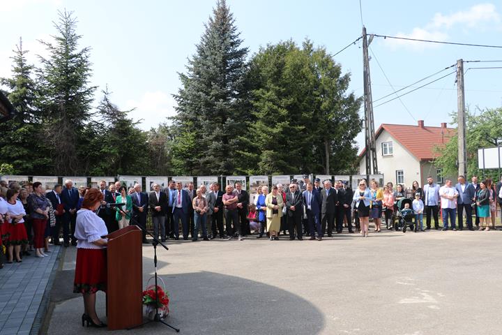 Otwarcie domu ludowego w Załężu