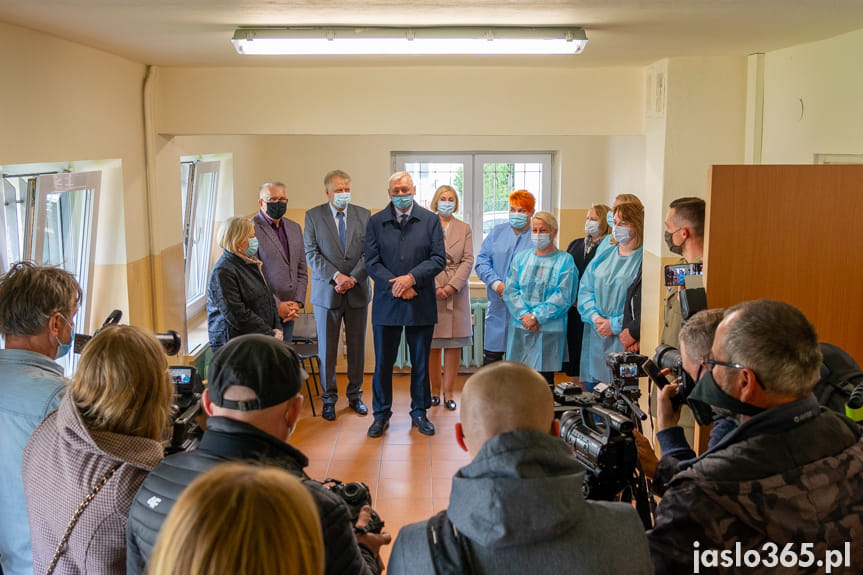 Otwarcie Punktu Szczepień Powszechnych w Jaśle