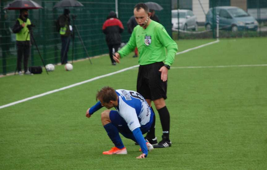 Piłka nożna. IV liga podkarpacka. Mecz Czarni 1910 Jasło - Błękitni Ropczyce 2-0