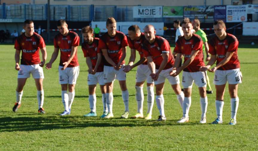 Piłka nożna. IV liga podkarpacka. Mecz Czarni 1910 Jasło - Legion Pilzno 1-1