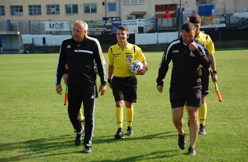 Piłka nożna. IV liga podkarpacka. Mecz Czarni 1910 Jasło - Piast Tuczempy 1-1