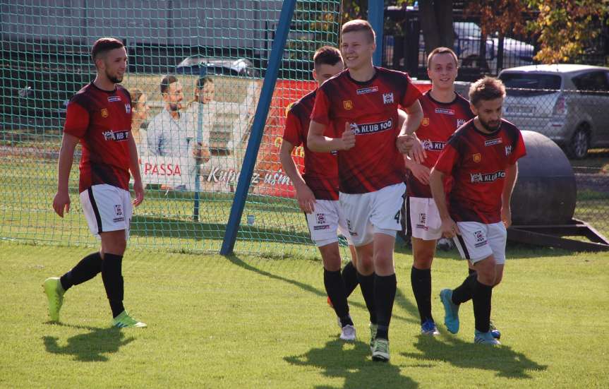 Piłka nożna. IV liga podkarpacka. Mecz Czarni 1910 Jasło - Piast Tuczempy 1-1