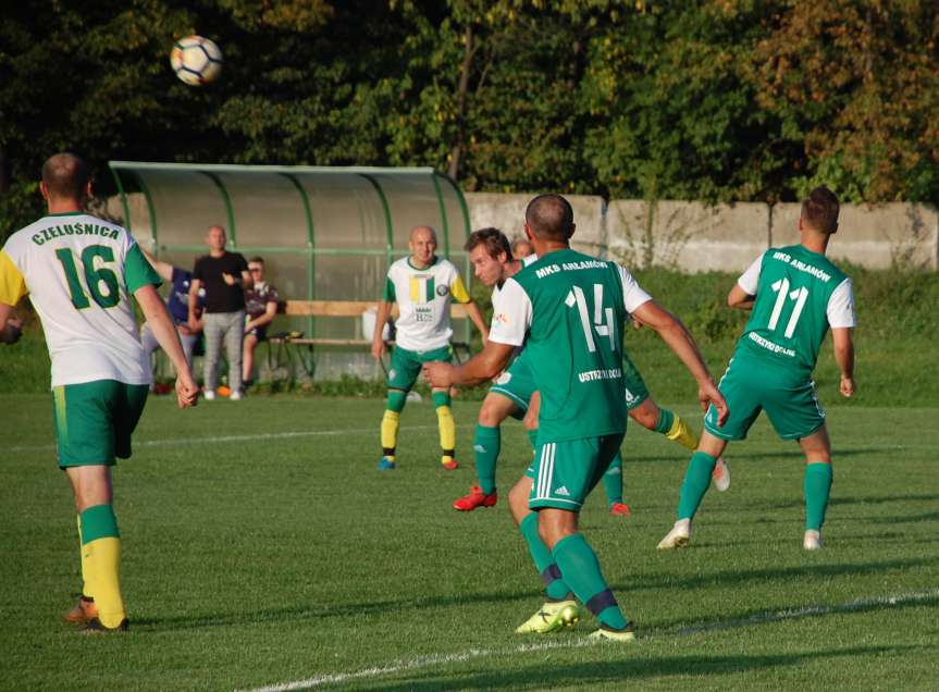 Piłka nożna. V liga krośnieńska. Mecz LKS Czeluśnica - Bieszczady Arłamów Ustrzyki Dolne