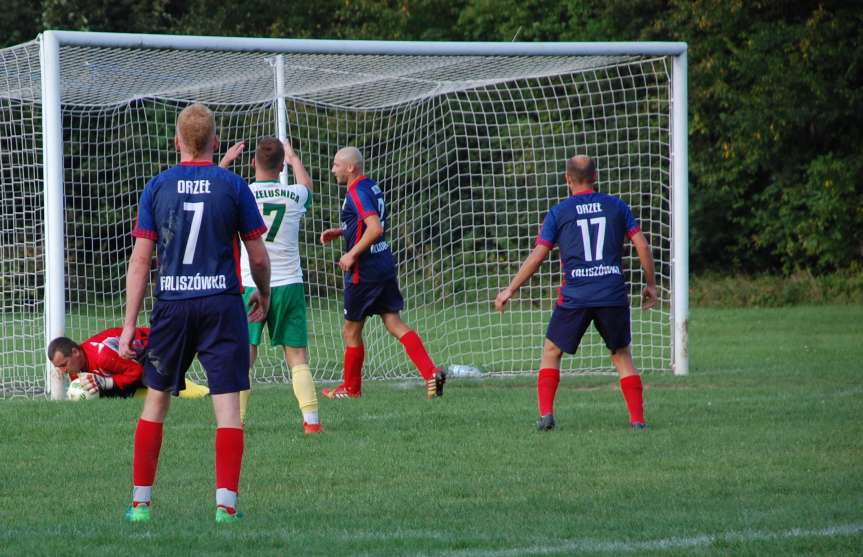 Piłka nożna. V liga krośnieńska. Mecz LKS Czeluśnica - Orzeł Faliszówka 0-0