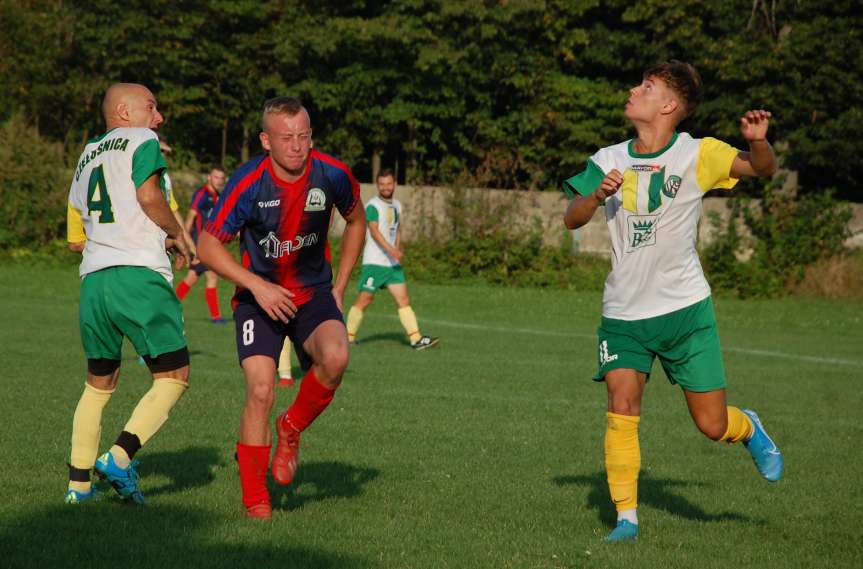 Piłka nożna. V liga krośnieńska. Mecz LKS Czeluśnica - Orzeł Faliszówka 0-0