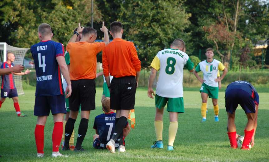 Piłka nożna. V liga krośnieńska. Mecz LKS Czeluśnica - Orzeł Faliszówka 0-0