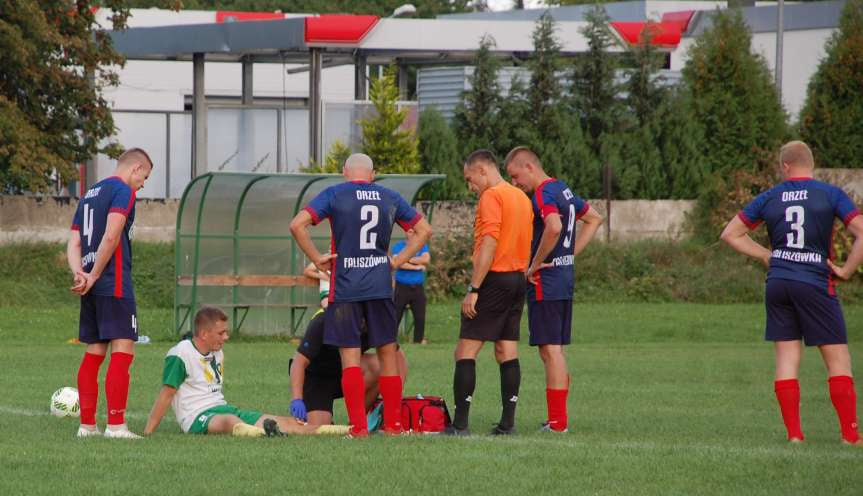 Piłka nożna. V liga krośnieńska. Mecz LKS Czeluśnica - Orzeł Faliszówka 0-0