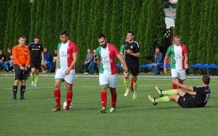 Piłka nożna. V liga krośnieńska. Mecz LKS Skołyszyn - Cosmos Nowotaniec 0-7