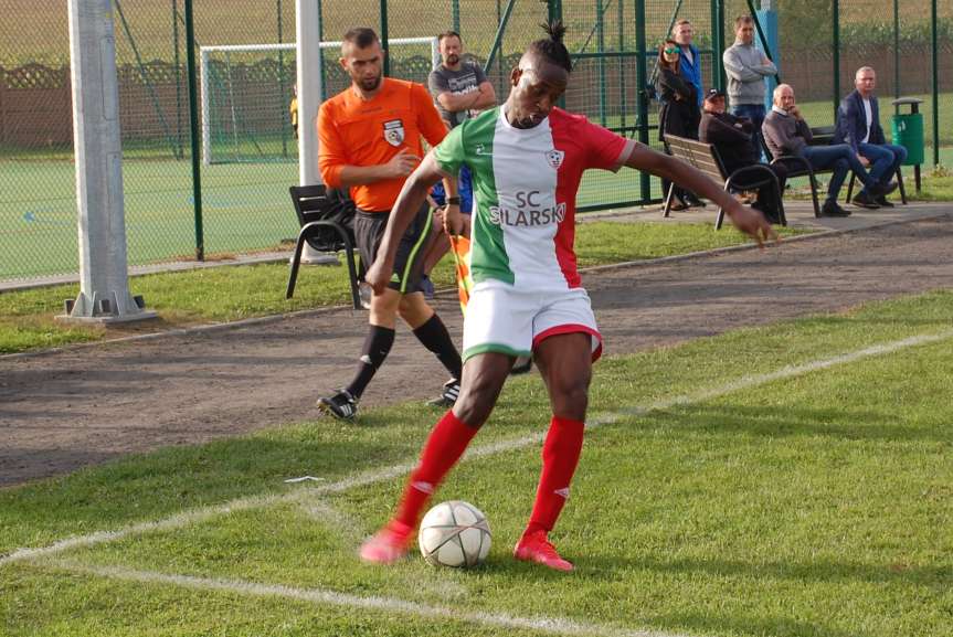 Piłka nożna. V liga krośnieńska. Mecz LKS Skołyszyn - Cosmos Nowotaniec 0-7