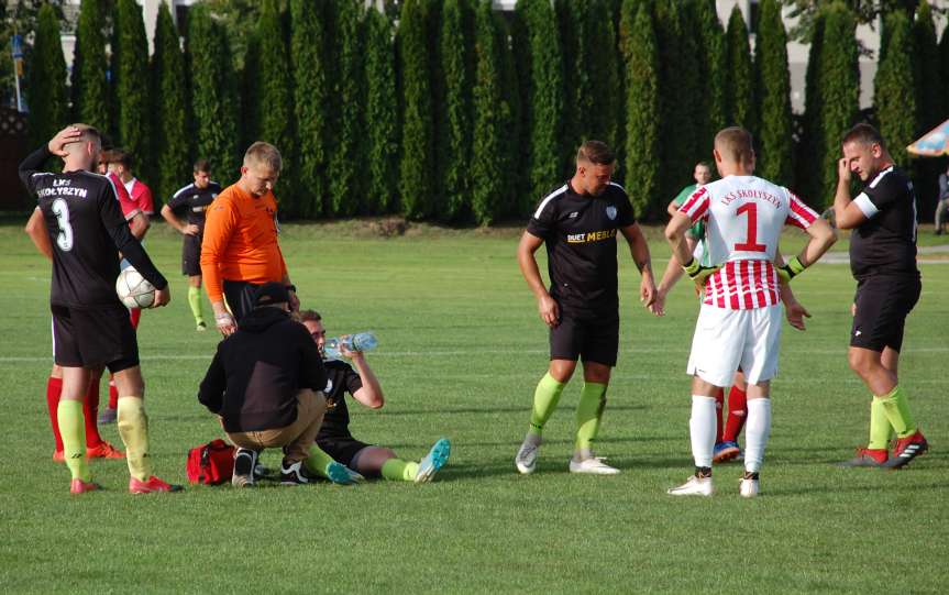 Piłka nożna. V liga krośnieńska. Mecz LKS Skołyszyn - Cosmos Nowotaniec 0-7