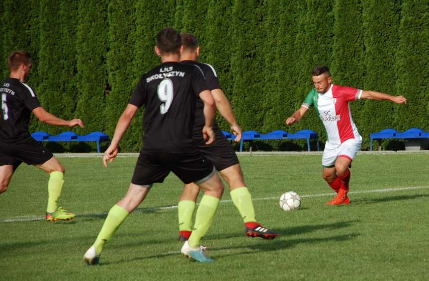 Piłka nożna. V liga krośnieńska. Mecz LKS Skołyszyn - Cosmos Nowotaniec 0-7