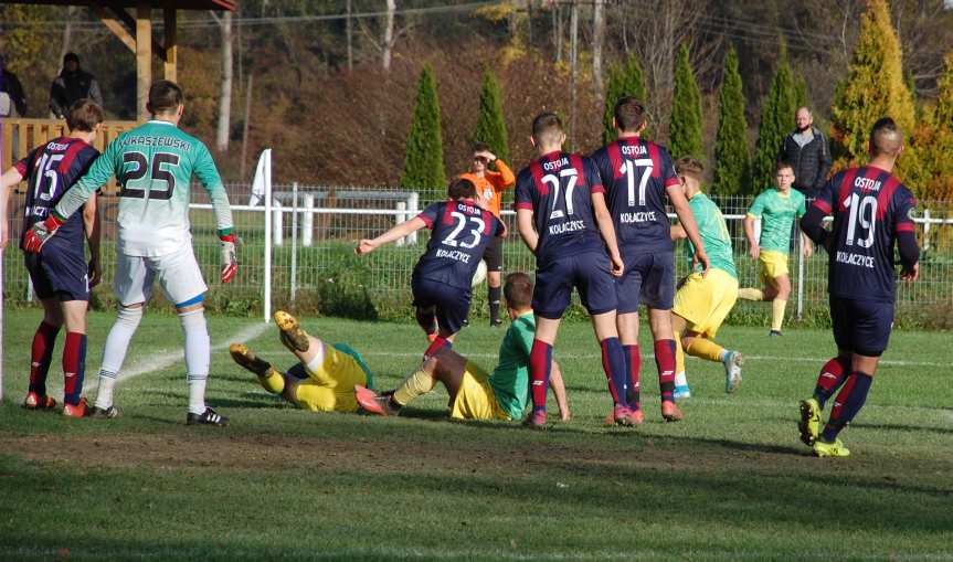 Piłka nożna. V liga krośnieńska. Mecz Ostoja Kołaczyce - LKS Czeluśnica 1-1