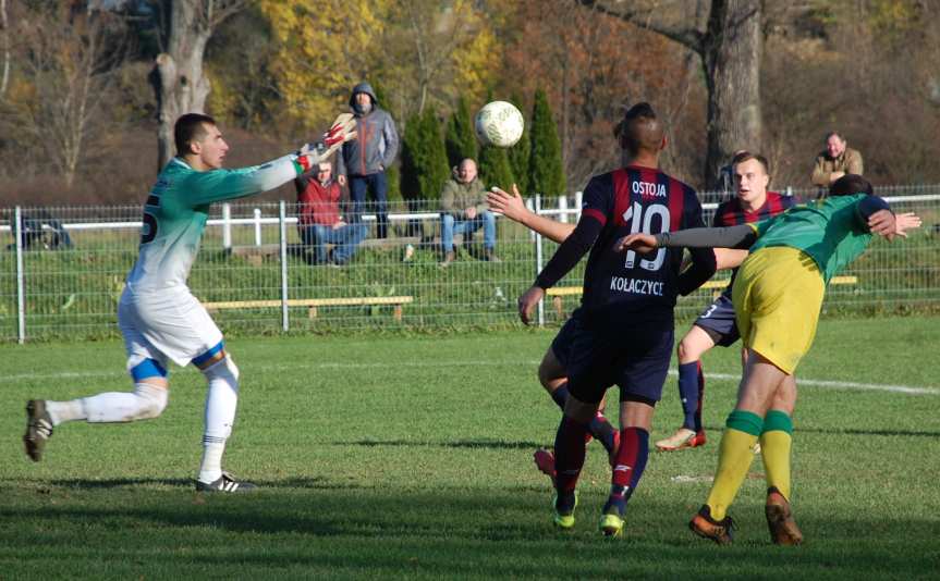 Piłka nożna. V liga krośnieńska. Mecz Ostoja Kołaczyce - LKS Czeluśnica 1-1