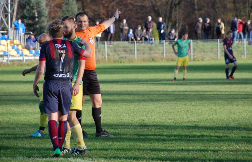 Piłka nożna. V liga krośnieńska. Mecz Ostoja Kołaczyce - LKS Czeluśnica 1-1