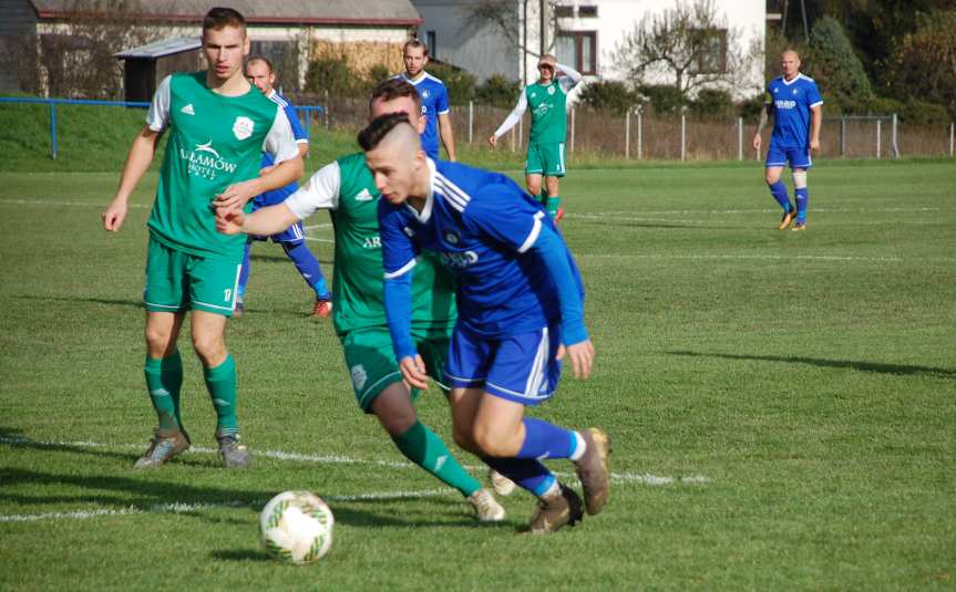 Piłka nożna. V liga krośnieńska. Mecz Tempo Nienaszów - Bieszczady Arłamów Ustrzyki Dolne 1-3