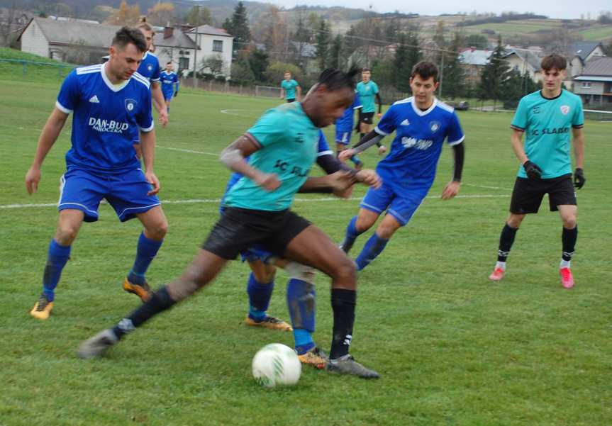 Piłka nożna. V liga krośnieńska. Mecz Tempo Nienaszów - Cosmos Nowotaniec 1-1