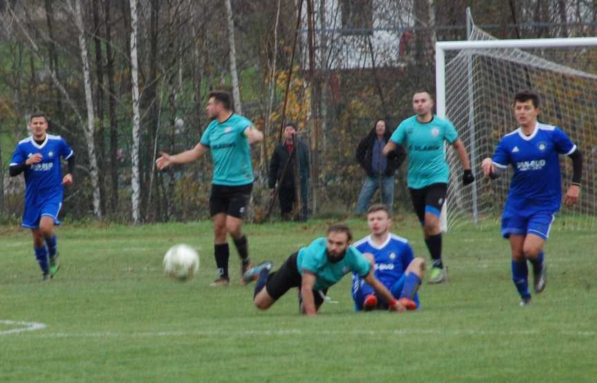 Piłka nożna. V liga krośnieńska. Mecz Tempo Nienaszów - Cosmos Nowotaniec 1-1