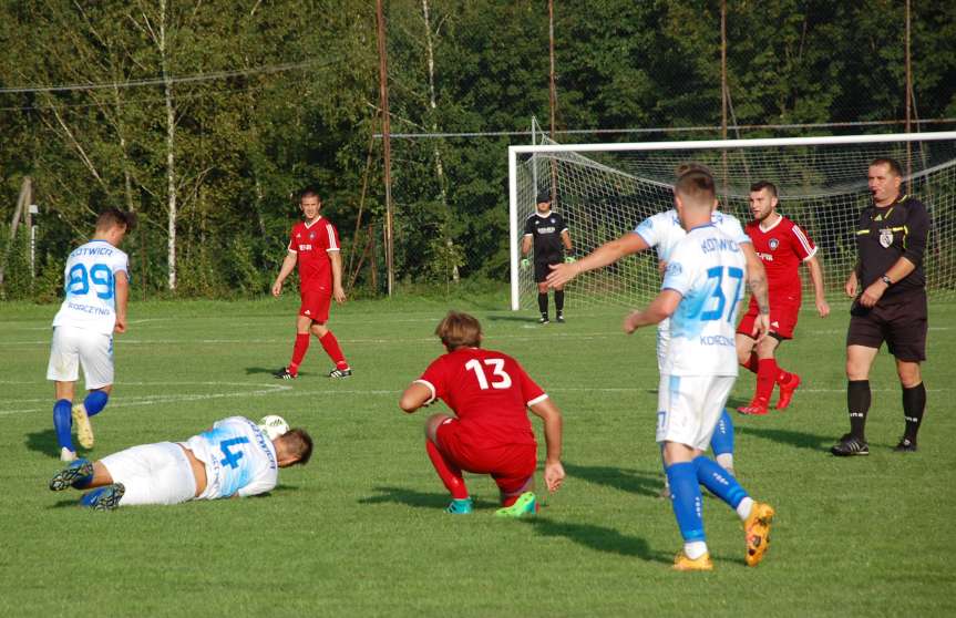 Piłka nożna. V liga krośnieńska. Mecz Tempo Nienaszów - Kotwica Korczyna 4-1