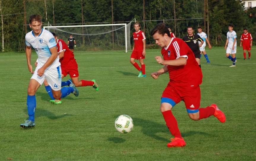 Piłka nożna. V liga krośnieńska. Mecz Tempo Nienaszów - Kotwica Korczyna 4-1