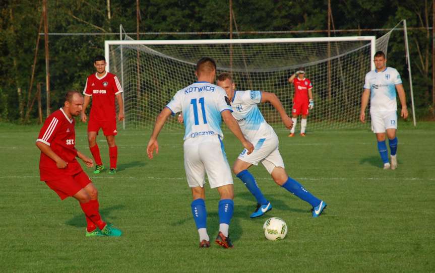 Piłka nożna. V liga krośnieńska. Mecz Tempo Nienaszów - Kotwica Korczyna 4-1