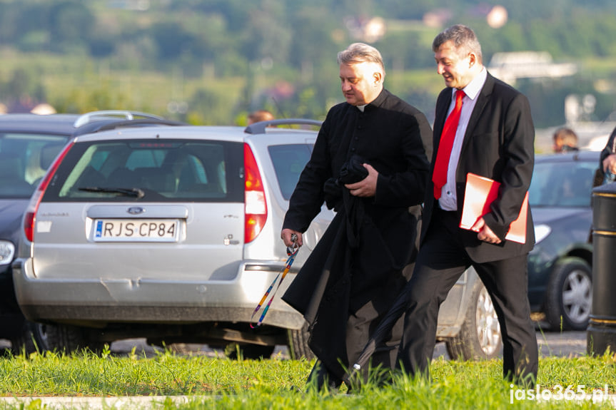 Poświęcenie pomnika Chrystusa Króla Wszechświata w Jaśle