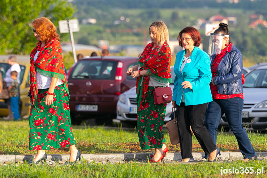 Poświęcenie pomnika Chrystusa Króla Wszechświata w Jaśle