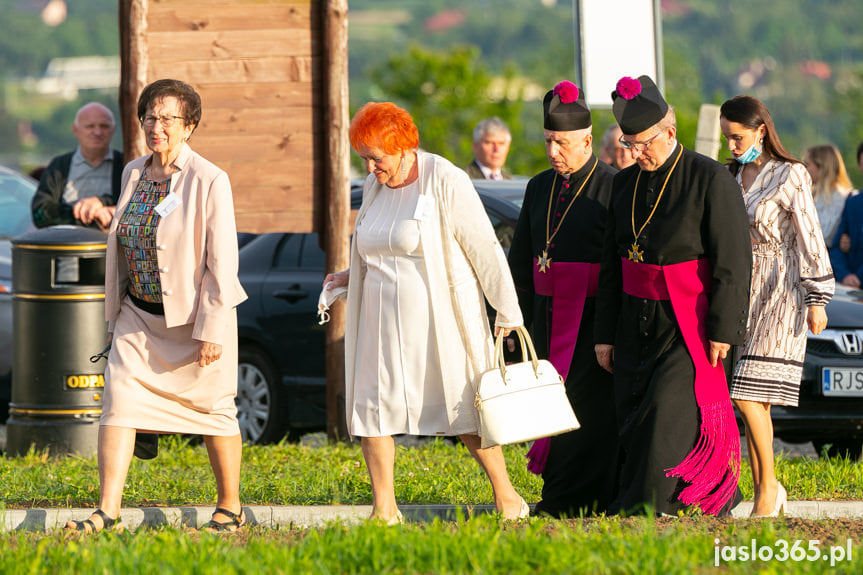 Poświęcenie pomnika Chrystusa Króla Wszechświata w Jaśle