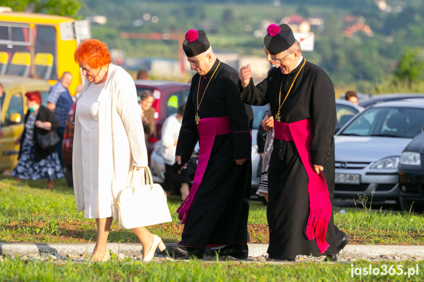 Poświęcenie pomnika Chrystusa Króla Wszechświata w Jaśle